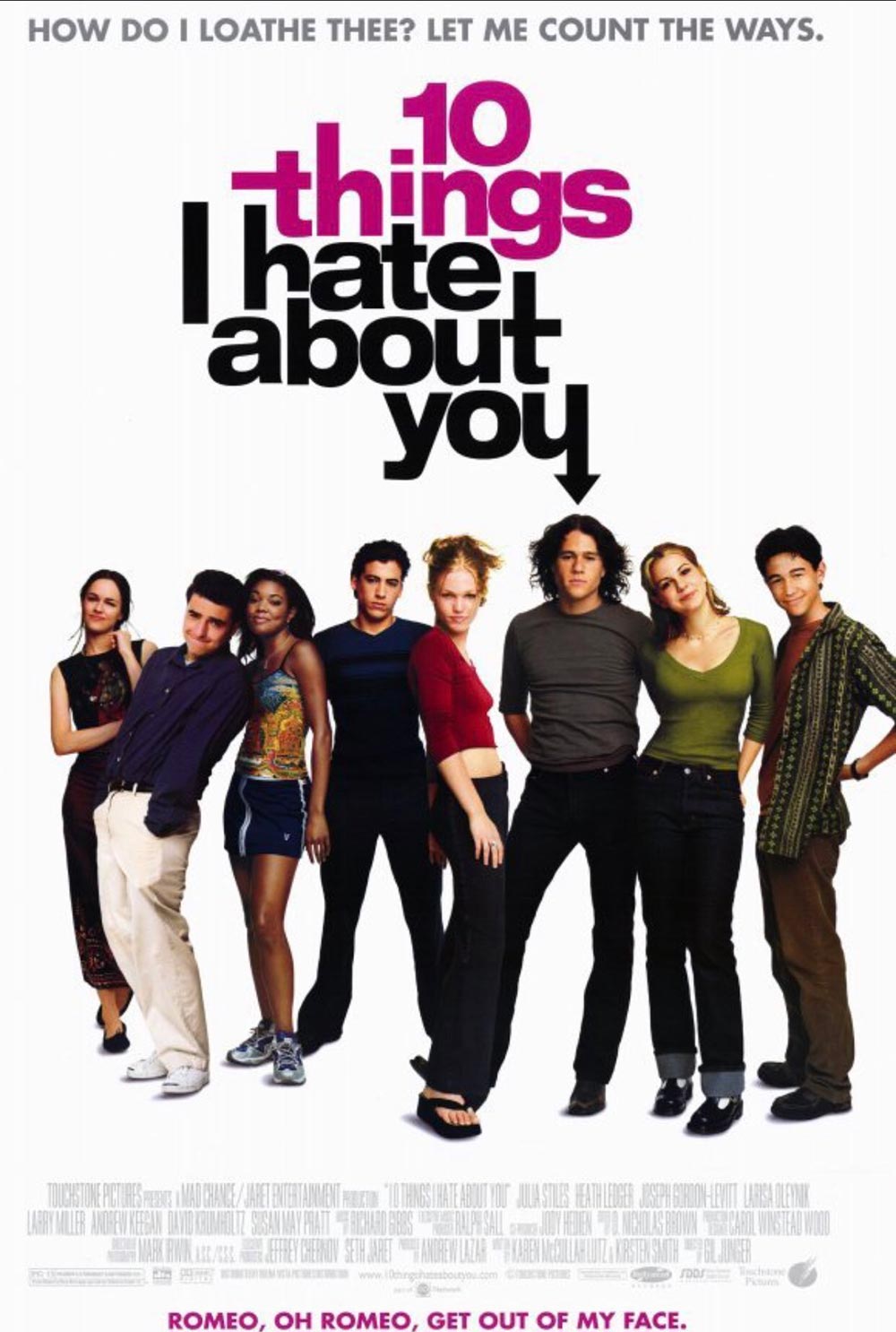 10 Things I Hate About You poster