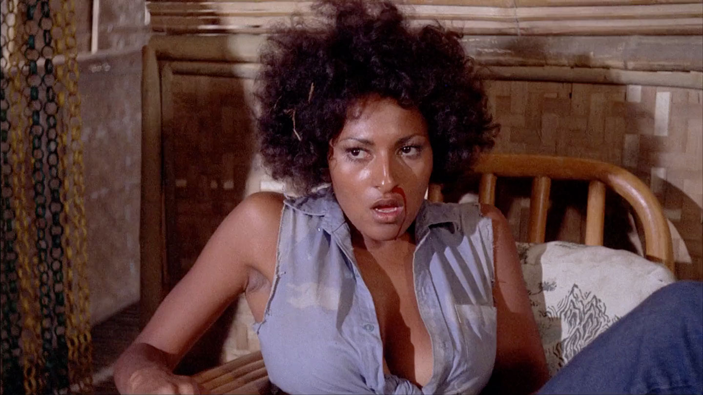 Pam Grier’s cleavage in Big Bird Cage