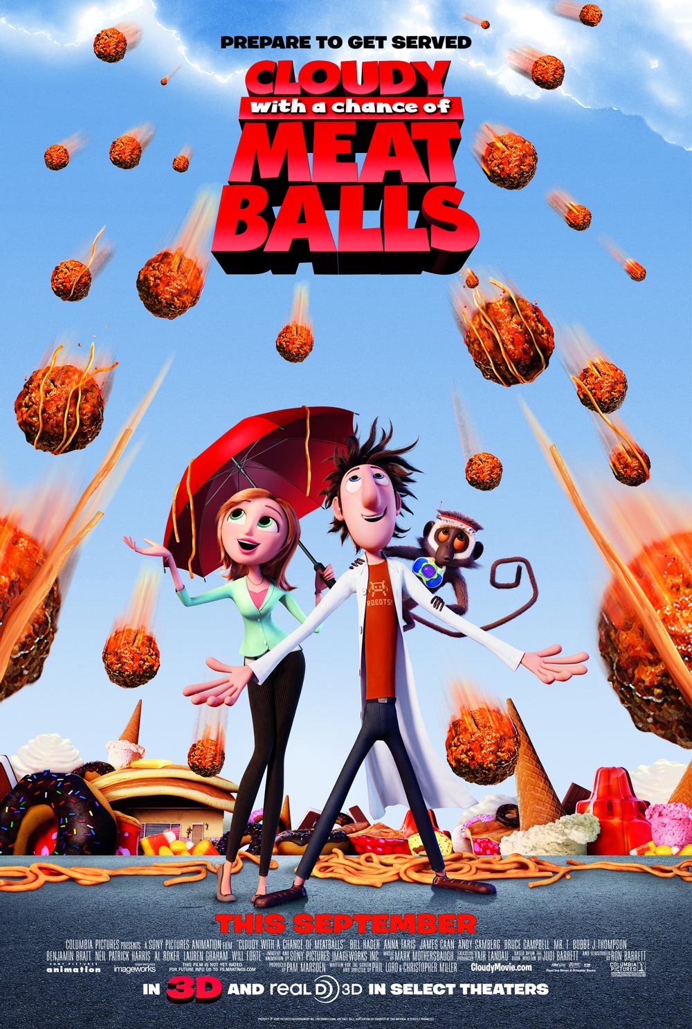 Cloudy with a Chance of Meatballs Poster