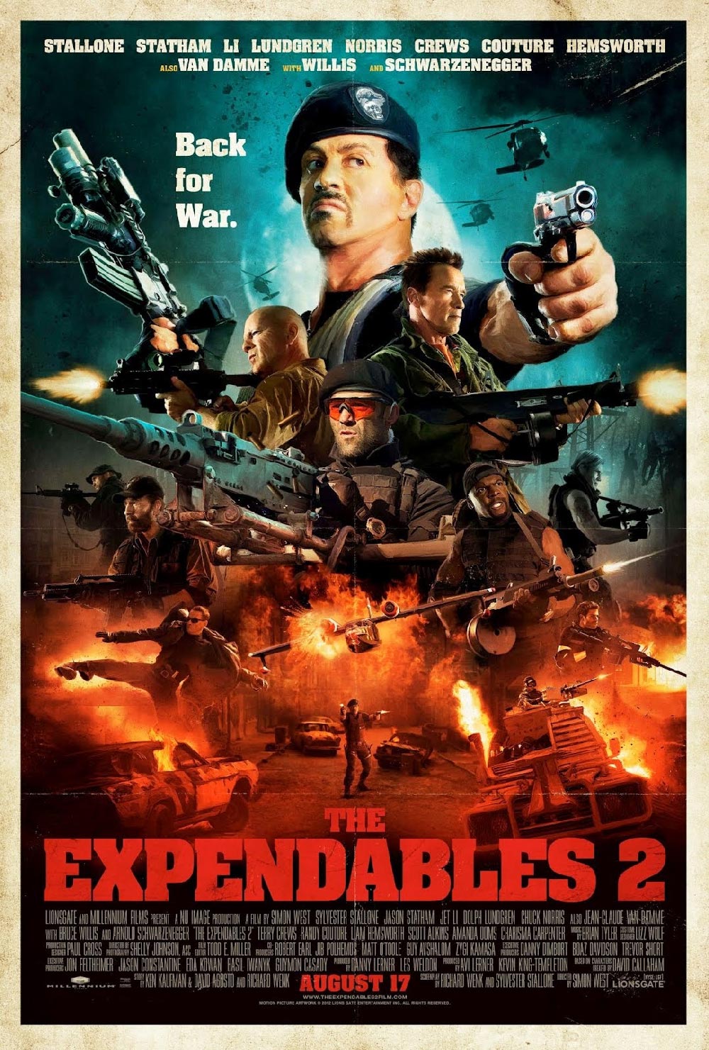 The Expendables 2 Poster