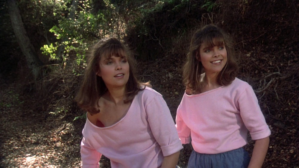 Camilla More and Carey More as the twins in Friday the 13th: The Final Chapter