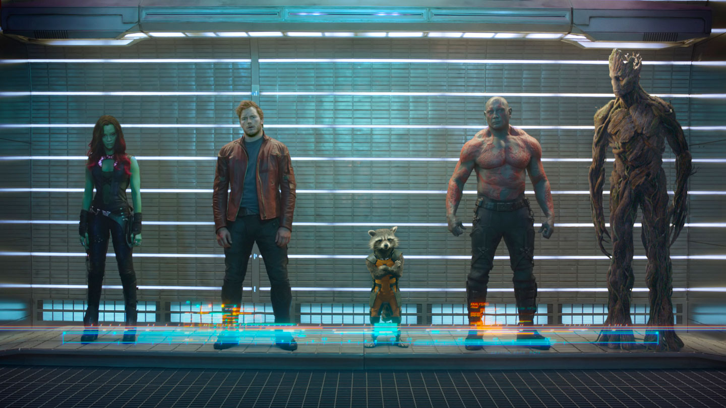 All of the Guardians of the Galaxy