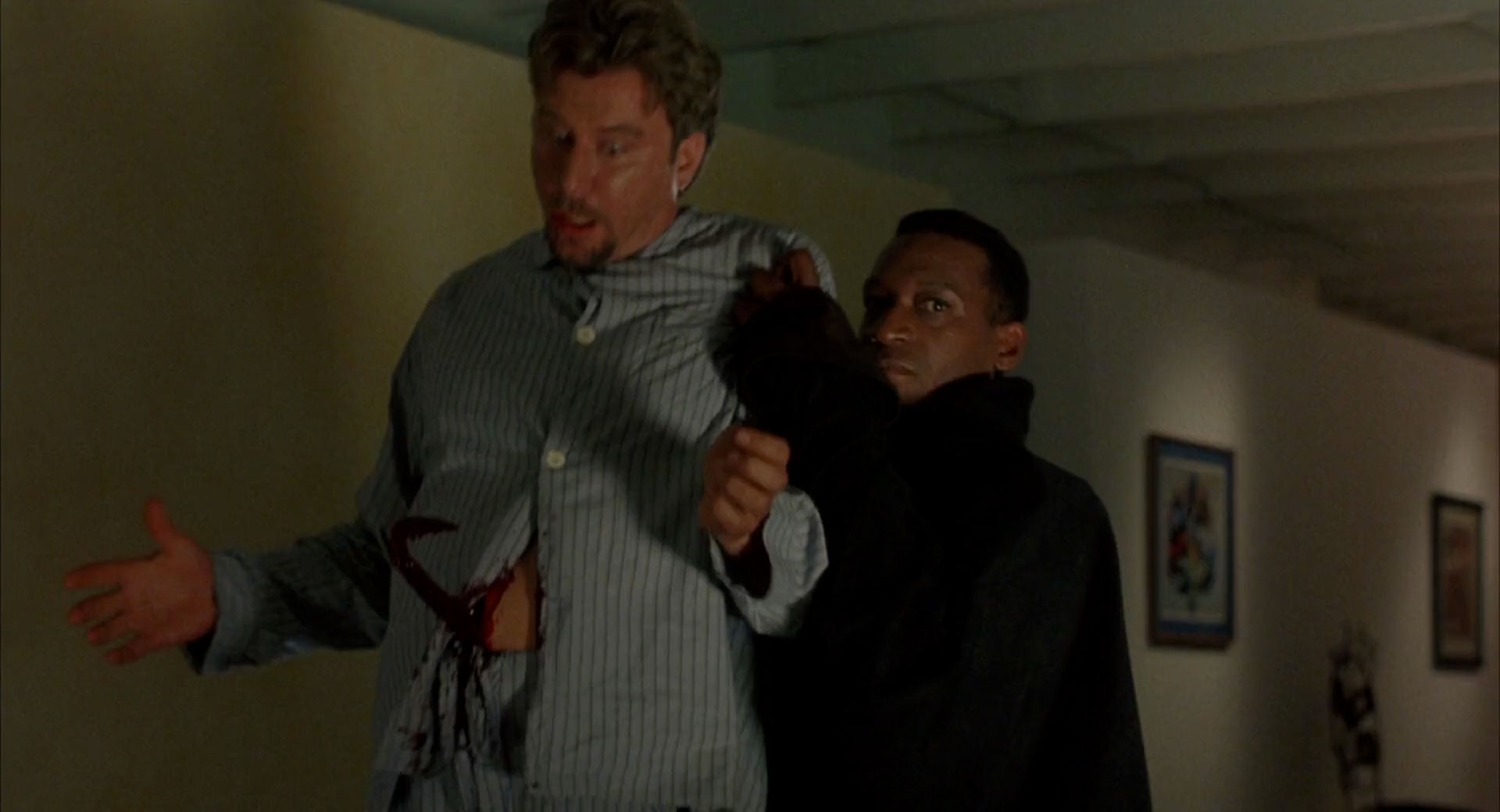 Tony Todd and Timothy Carhart in Candyman: Farewell to the Flesh