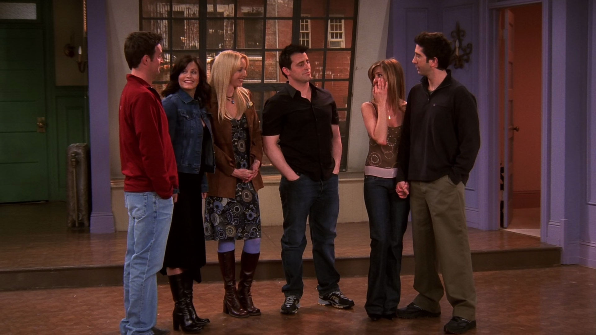 The final scene of Friends