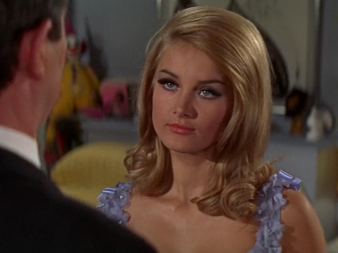 Barbara Bouchet as Moneypenny in Casino Royale
