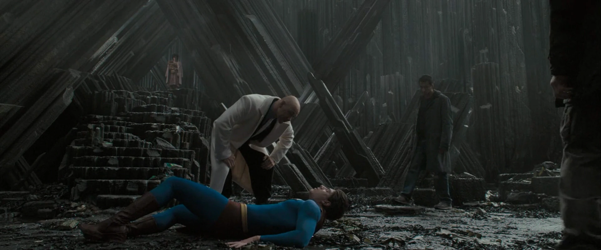 Kevin Spacey, Brandon Routh, Parker Posey and Kal Penn in Superman Returns