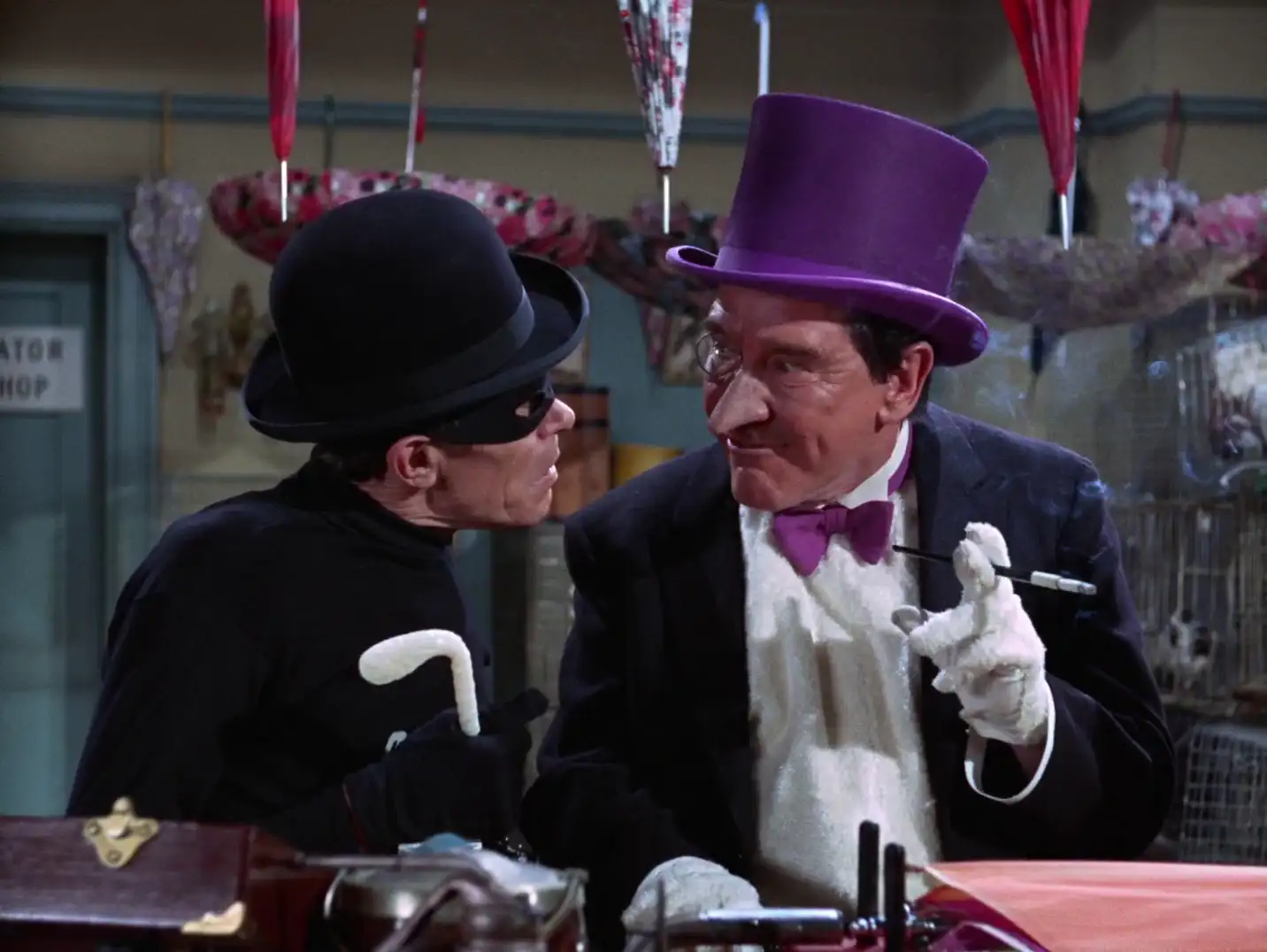 Burgess Meredith as The Penguin in Batman