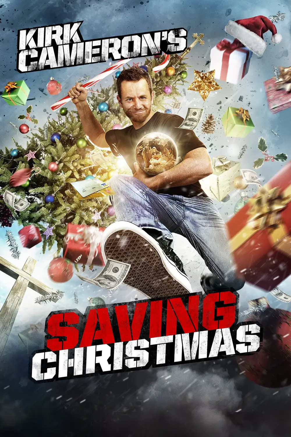 Kirk Cameron's Saving Christmas poster