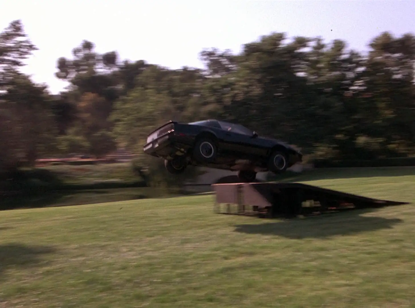 KITT performing a jump in Knight Rider: Inside Out