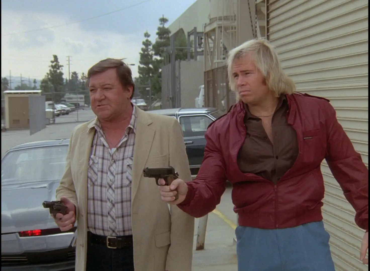 Ramon Bieri and Bob Schott in Knight Rider: The Final Verdict