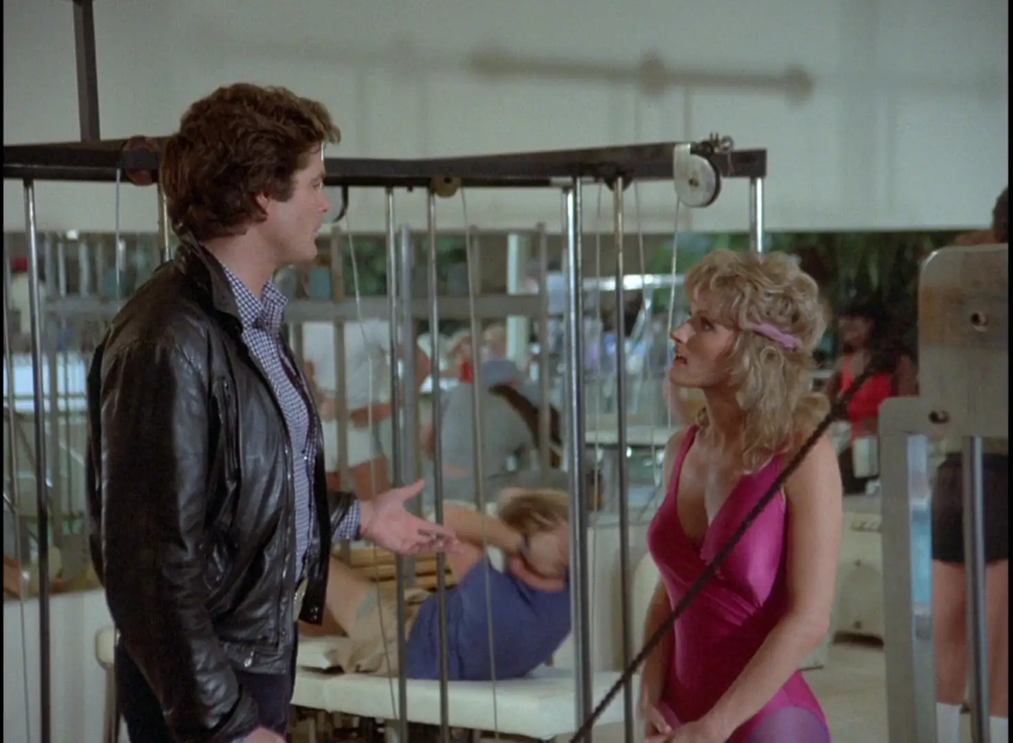 David Hasselhoff and Cynthia Ream in Knight Rider: The Final Verdict